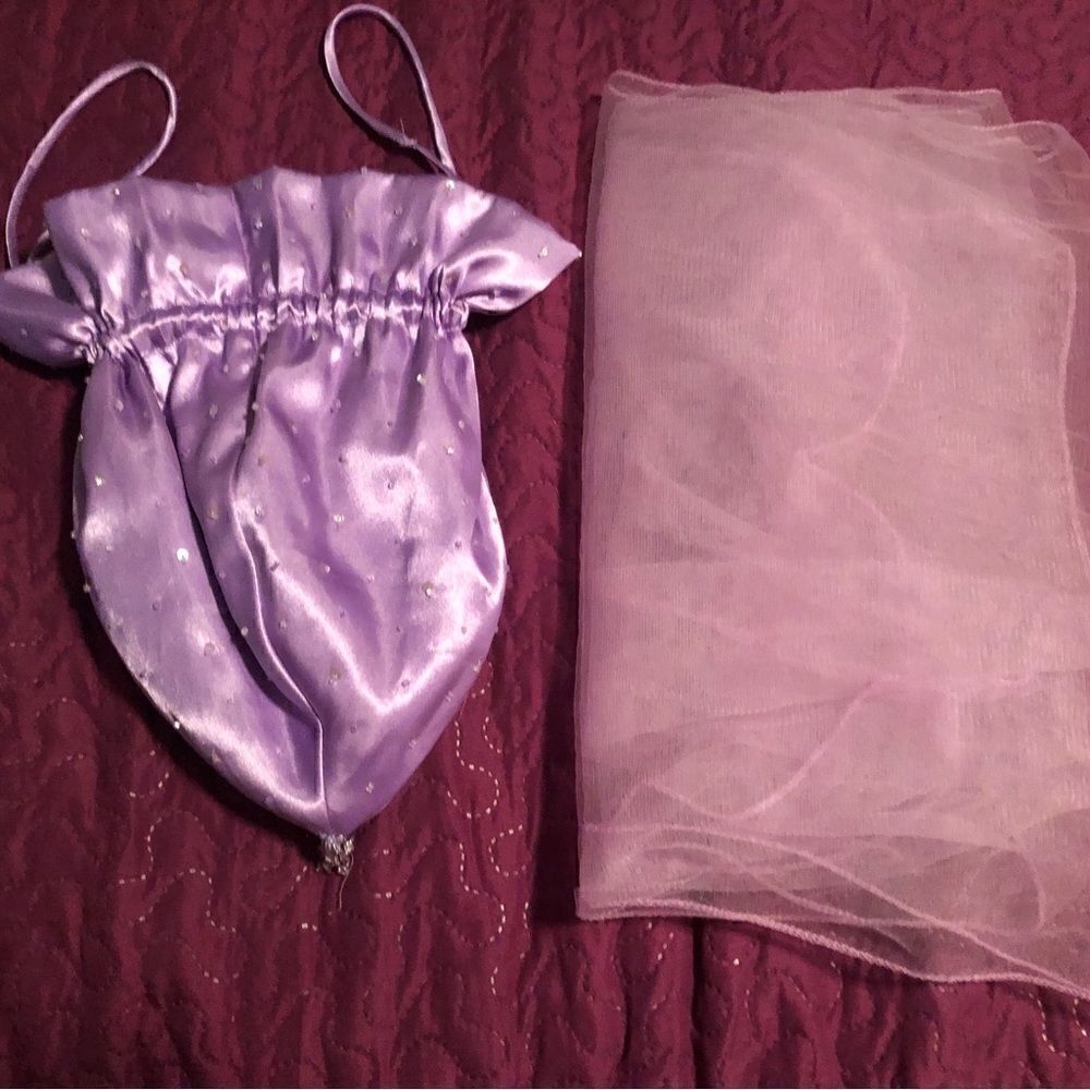 Lavender formal Accessory bundle  - sash and bag